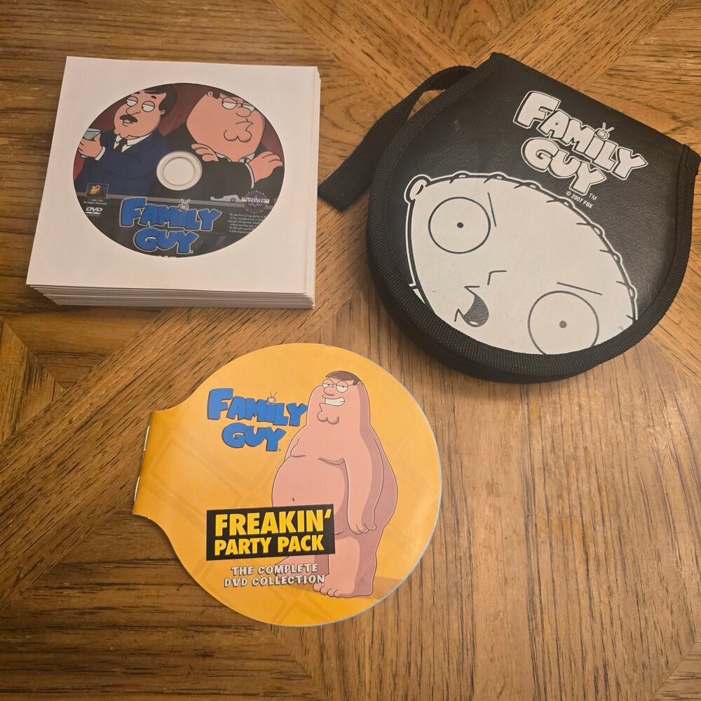 Family Guy DVD Lot 16 Discs Seasons 1-2 Volume 3 4 5 Untold Story Stewie Case